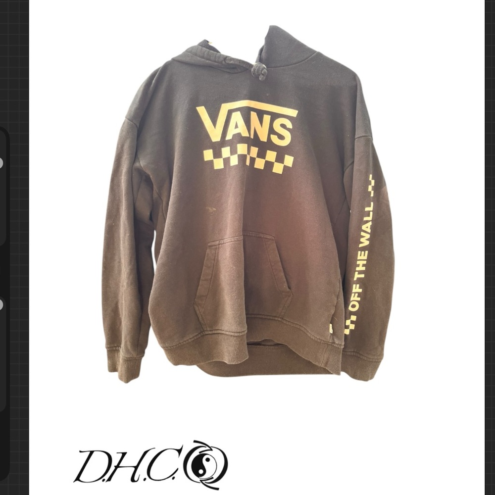 Vans Black Hoodie with hidden surprise